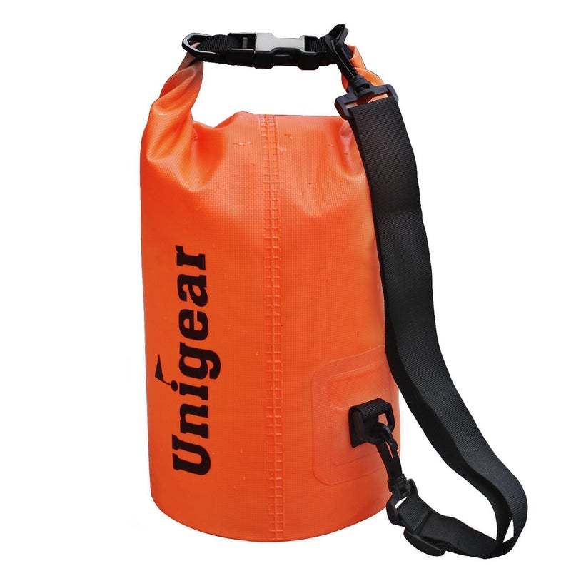 Unigear Dry Bag Waterproof, Floating and Lightweight Bags for Kayaking, Boating, Fishing, Swimming and Camping with Waterproof Phone Case (Orange, 40L) - Image 2